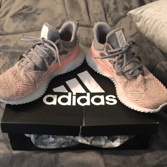 adidas alphabounce beyond pink grey